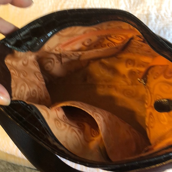 Brighton brown croc pattern purse - Picture 3 of 3